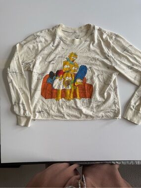 MAD Engine Cream Graphic Crewneck Sweatshirt